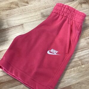 NWT  Youth‎ Nike Knit Shorts Pink Small FD3015-629